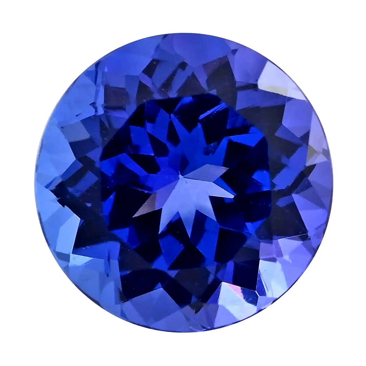 Certified & Appraised AAAA Tanzanite (Rnd 7 mm), Loose Tanzanite, Certified Tanzanite, Loose Gem, Loose Gemstones, Loose Stones, Jewelry Stones 1.25 ctw