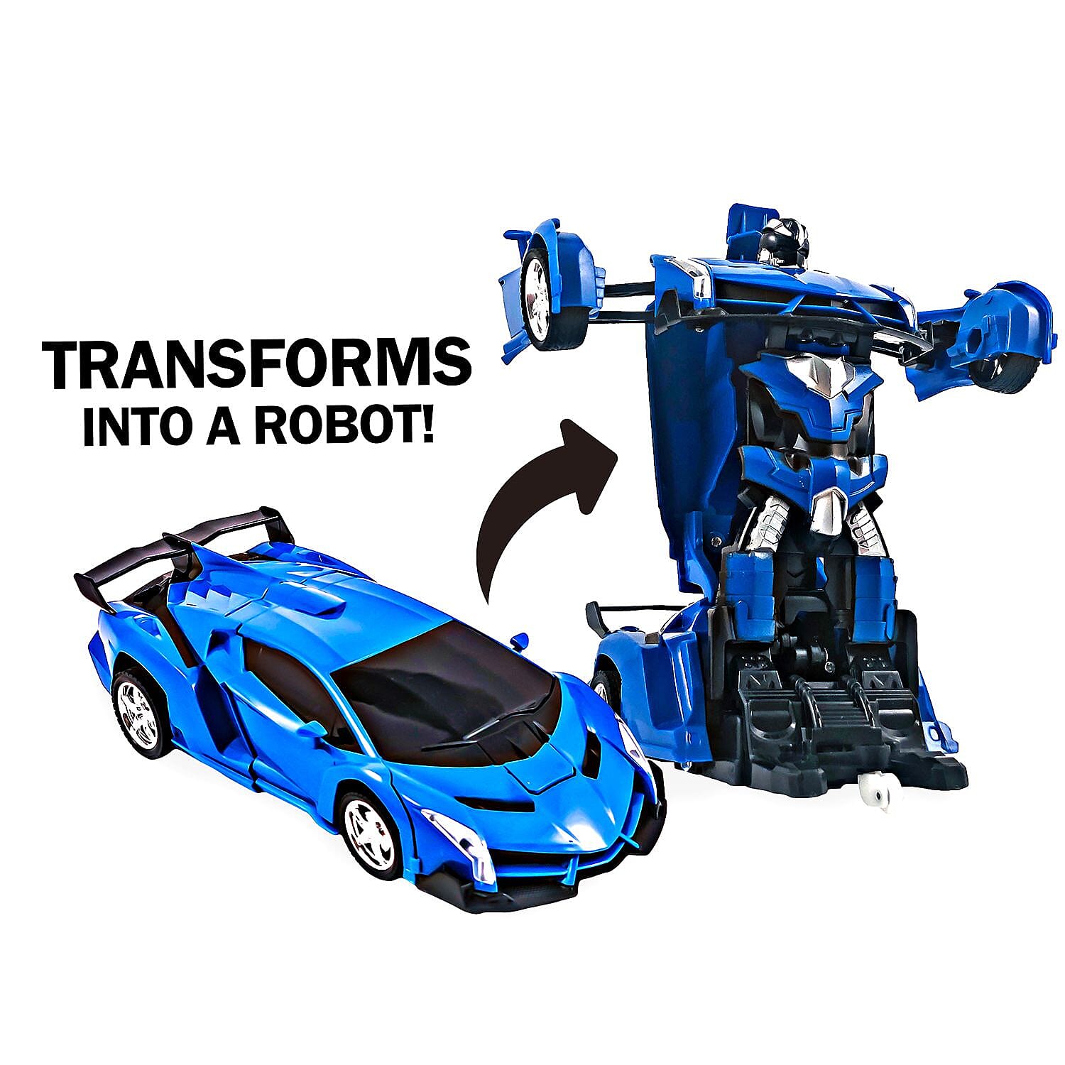 Flipo- Automotion - Shape-Shifting Robot R/C Car Blue