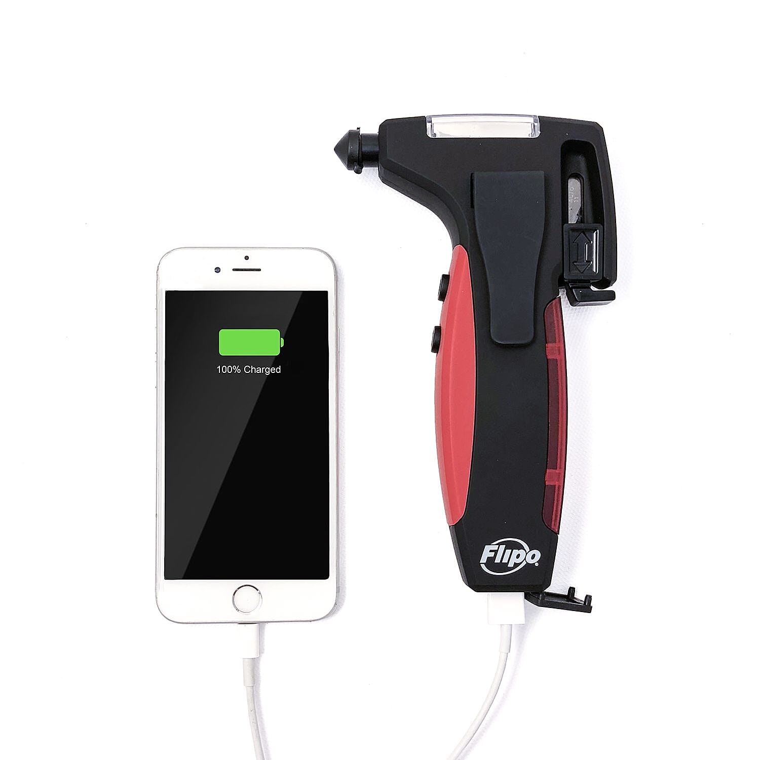 Flipo- 5-In-1 Emergency Car Tool - With Portable Power Bank , Car Unlock Tool Kit , Automotive Tools