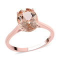Doorbuster LUXORO 14K Rose Gold AAA Marropino Morganite Ring (2.15 g) 2.60 ctw - Sticky add to cart bar