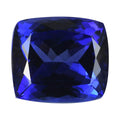 Certified and Appraised AAAA Vivid Tanzanite (Sqr Cush Free Size) 5.00 ctw - Sticky add to cart bar