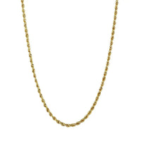 10K Yellow Gold 1.5mm Rope Chain Necklace 20 Inches 1.4 Grams