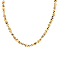 14K Yellow Gold 1.5mm Rope Chain (18 Inches) (1.50 g)