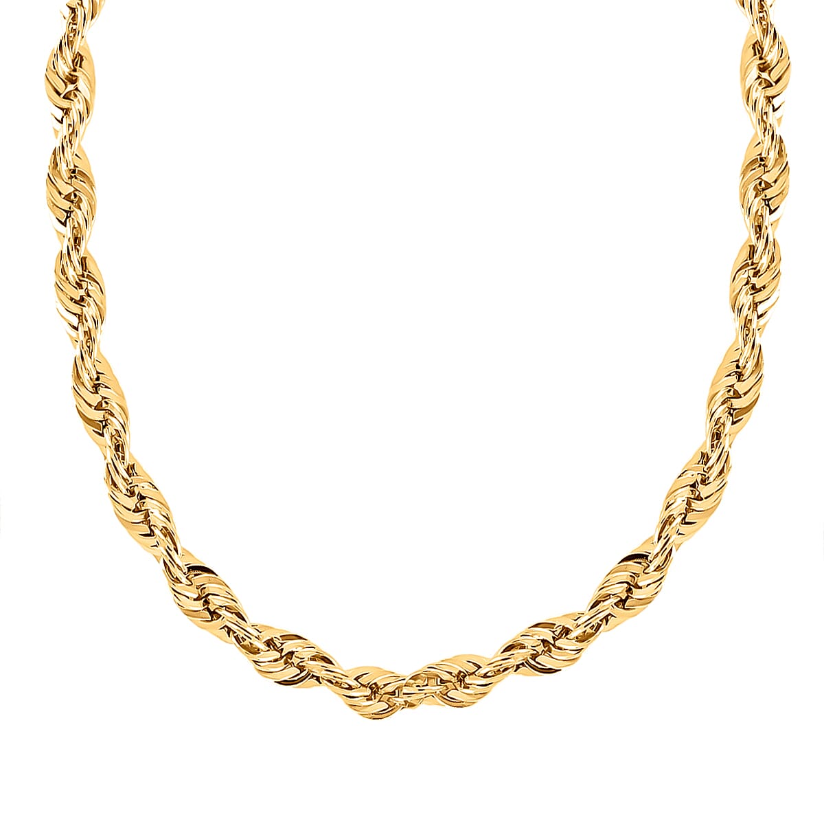 10K Yellow Gold 1.5mm Rope Chain 24 Inches 1.60 Grams