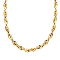 10K Yellow Gold 1.5mm Rope Chain 24 Inches 1.60 Grams