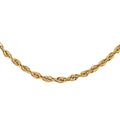 10K Yellow Gold Rope Chain Necklace, Gold Necklace, Rope Chain, Gold Chain, Matinee Length Necklace - Sticky add to cart bar