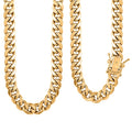 14K Yellow Gold Miami Cuban Chain Necklace 18 Inches 18.70 Grams - Sticky add to cart bar