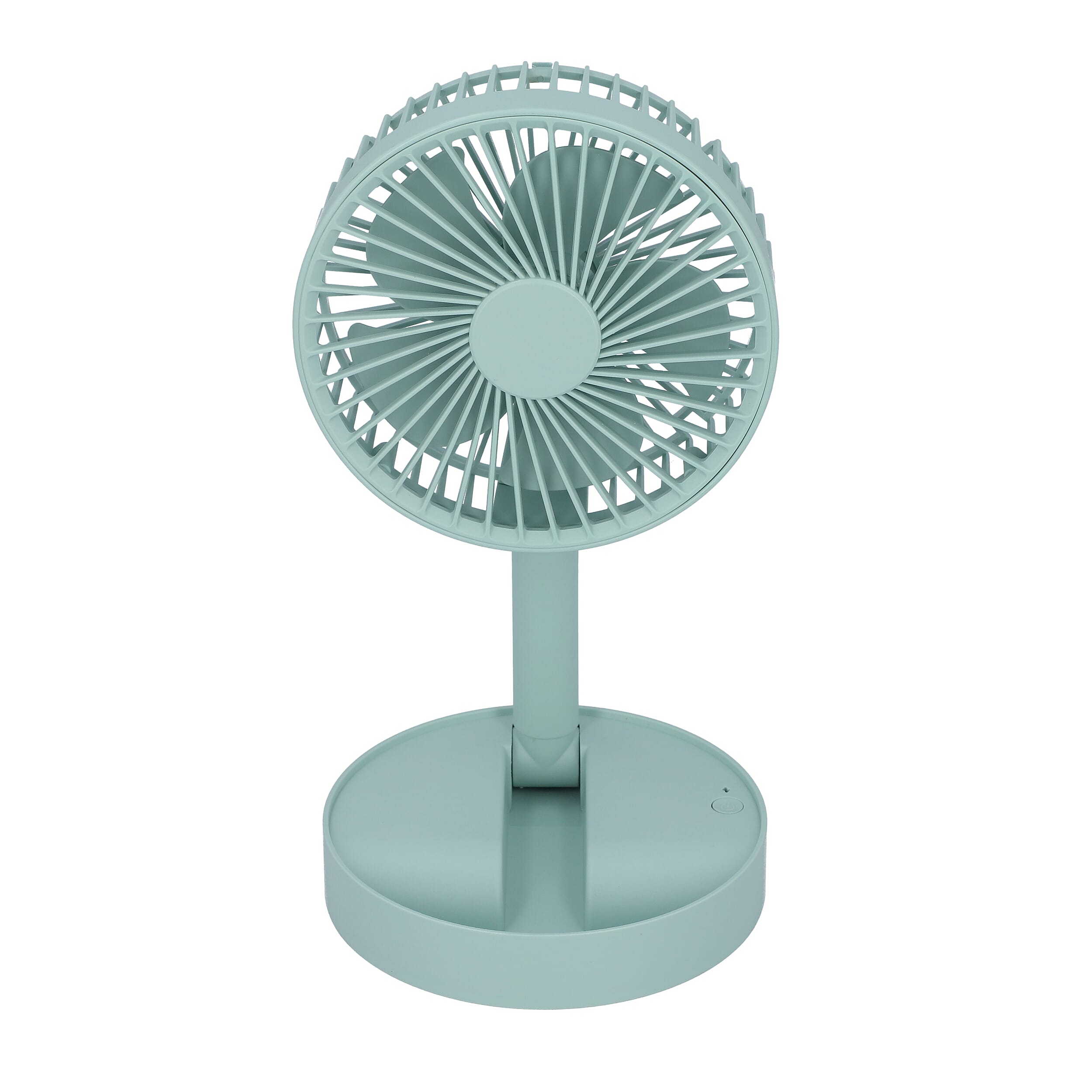HOMESMART Foldable USB Desk Fan with Adjustable 3 Wind Speeds - Blue (1200 mAh, 2W)