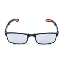 Foldable Anti-Blue Light Glasses with Testing kit - Black & PU Leather 5.71" x 5.51" x 1.18"