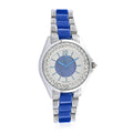 CHARLES LATOUR Japanese Movement White Crystal MOP Dial Watch in Black (34mm) - Sticky add to cart bar