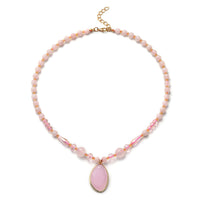 65.00 ctw South African Yellow Tiger's Eye and Simulated Multi Color Diamond Necklace 18 Inches in Goldtone