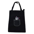 Black Cat Pattern Dinir Canvas Tote Bag (11.02"x13.78") - Sticky add to cart bar