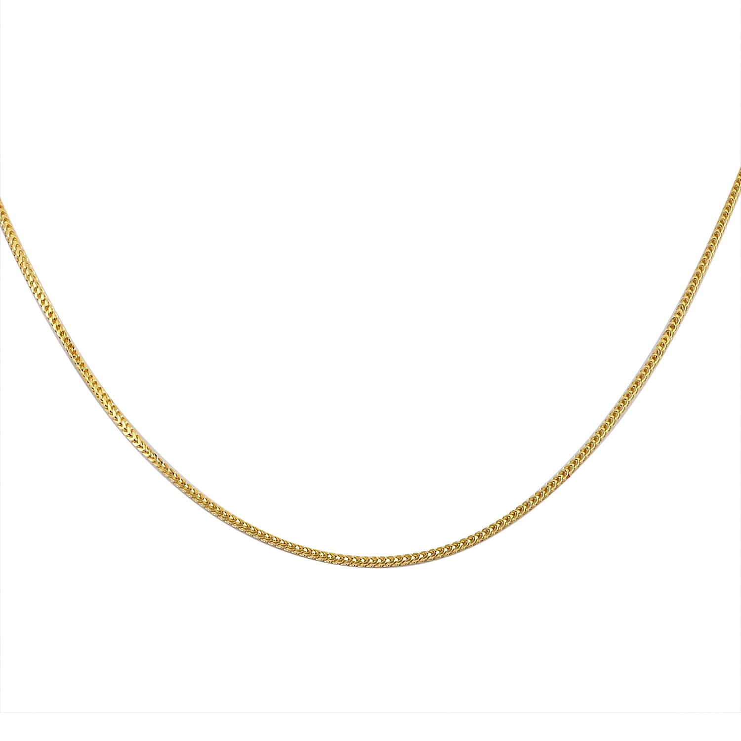 Franco Adjustable Bolo Chain 24 Inches in 14K YG Over Sterling Silver 3.60 Grams