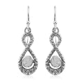 Polki Yellow Diamond Infinity Drop Earrings in Sterling Silver 0.25 ctw - Sticky add to cart bar