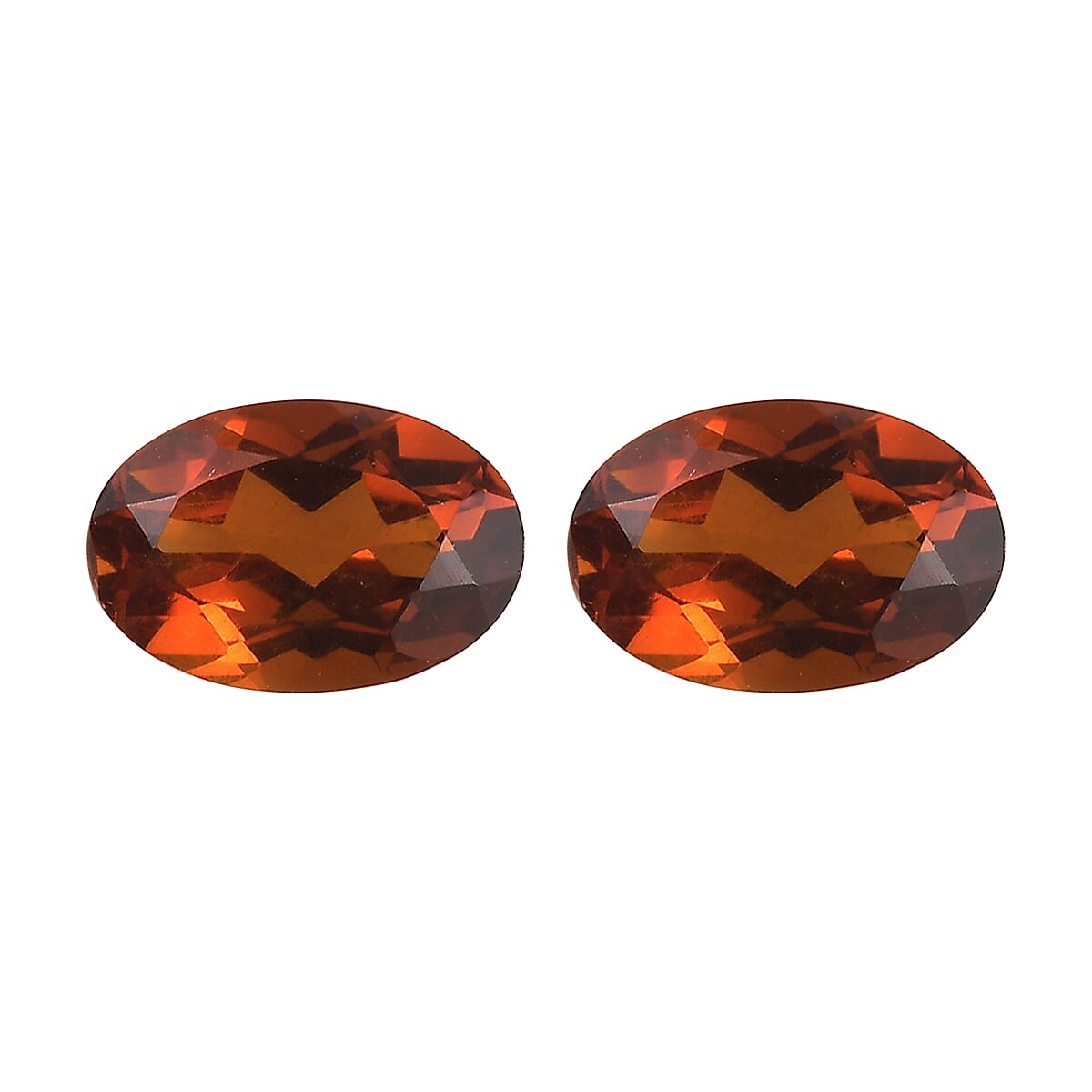 AA Santa Ana Madeira Citrine Set of 2 (Ovl 6x4 mm) 0.76 ctw Loose Gemstone