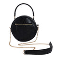The Grand Pelle Handcrafted 100% Genuine Python Leather Black Color Crossbody Bag (7.87"x7.87"x3.54") - Sticky add to cart bar