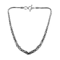 BALI LEGACY Borobudur Necklace 18 Inches in Sterling Silver 60 Grams