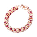 uchsia-color-austrian-crystal-bracelet-in-rosetone-7.50-in - Sticky add to cart bar