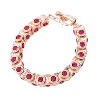 uchsia-color-austrian-crystal-bracelet-in-rosetone-7.50-in