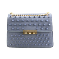 Foley & Corinna Blue Vegan Leather Slumber Nights Crossbody Bag