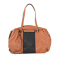 Foley & Corinna Cognac Vegan Leather Hygge Tower Satchel Bag - Sticky add to cart bar