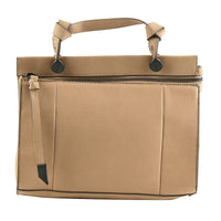 Foley & Corinna Tan Vegan Leather Dione Small Satchel Bag