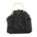 Foley & Corinna Black Vegan Leather Sol Opulence Ring Satchel Bag - Sticky add to cart bar