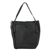 Foley & Corinna Cognac Vegan Leather Slumber Tote Bag (12x5.5x12)