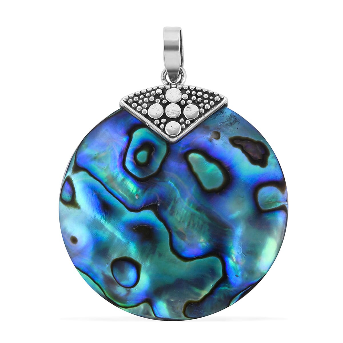 Abalone Shell Round Pendant