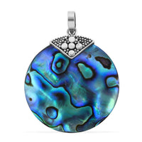 Abalone Shell Round Pendant