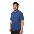 IZOD Saltwater Men's Navy Solid Polo- L - Sticky add to cart bar
