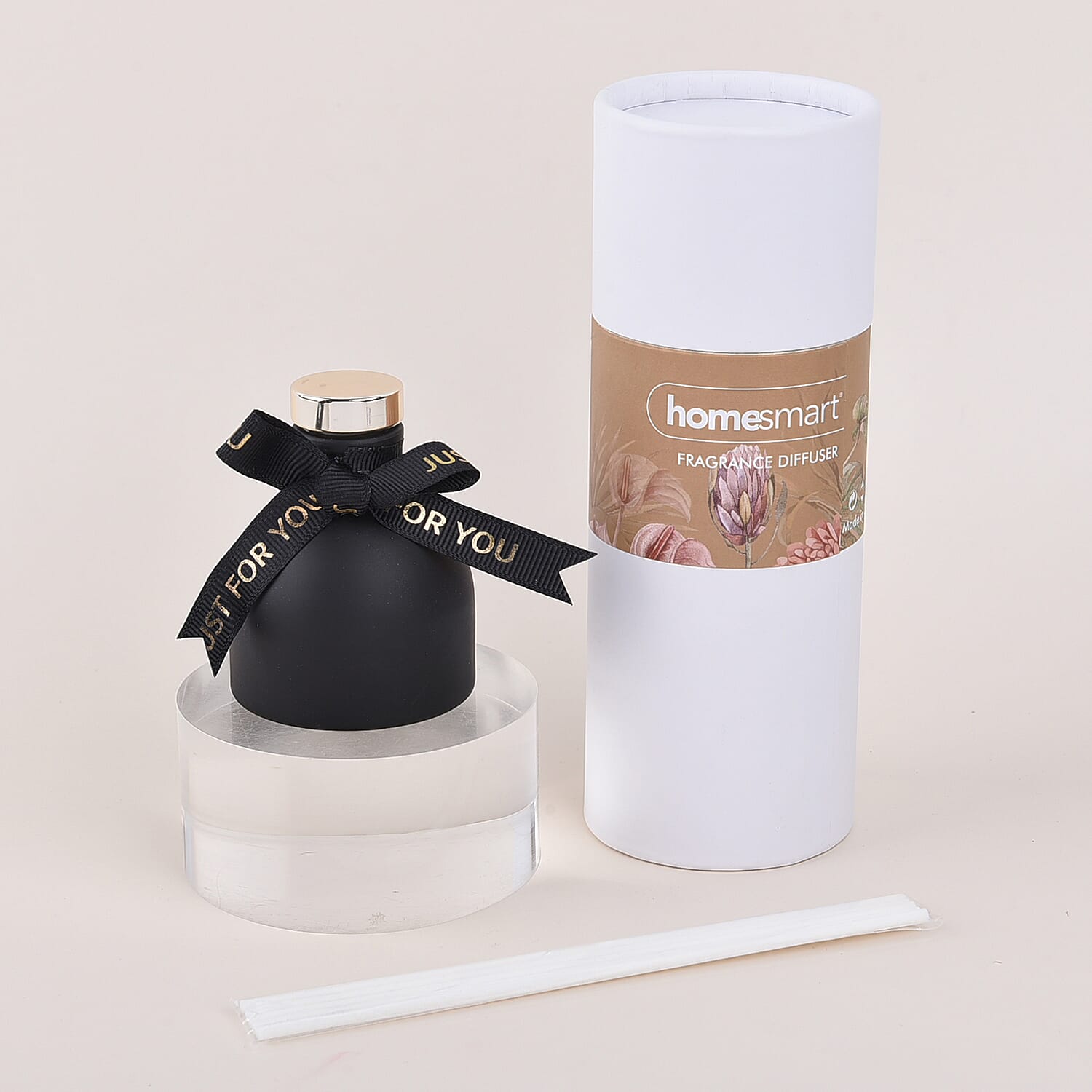 HOMESMART 50ml Round Singel Purfume (Black- English Pear & Freesia)