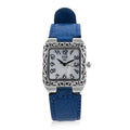 EON 1962 Swiss Movement Sterling Silver MOP Dial Watch with Blue Leather Band (28 g) - Sticky add to cart bar