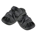 Martin 100% Genuine Leather Men's Black Multi Strap Sandal (Size 7) - Sticky add to cart bar