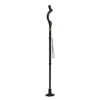 HOMESMART Black Posture Cane with 10 Adjustable Height Positions from 40 to 49 (26.89x4.13)