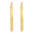 14K Rose Gold  Over Sterling Silver Hoop Earrings 2.80 Grams - Sticky add to cart bar