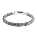 BALI LEGACY Sterling Silver Borobudur Bangle Bracelet (7.25 In) 32 Grams - Sticky add to cart bar