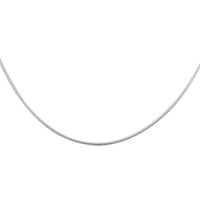 Adjustable Snake Chain 24 Inches in Sterling Silver 3.50 Grams