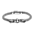 BALI LEGACY Sterling Silver Dragon Bracelet (7.50 In) (55.70 g) - Sticky add to cart bar