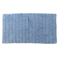 "Set of 2 Bath Mat with Latex Backing SIZE: 17.7(L)x29.5(W) inches COLOR: Blue"