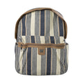 Le Chateau Blue and White Striped Backpack - Sticky add to cart bar