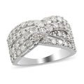 NY Closeout 2.00 ctw Diamond G-H I1-I2 Ring in 14K White Gold (Size 6.0) 4.90 Grams - Sticky add to cart bar