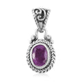 BALI LEGACY Ilakaka Hot Pink Sapphire Pendant in Sterling Silver 1.35 ctw - Sticky add to cart bar