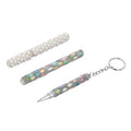 Set of 3 Silver Color Blink Pens, Key Chain Pen and Pearl Pen - Sticky add to cart bar