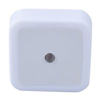 Set of 6 White Square Plug-in Night LED Light with Sensitive Light Sensor (2.36"x2.36")