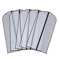 Set of 5 Dustproof Garment Bag with Zipper