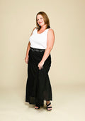 Tiered Solid Maxi Skirt - Sticky add to cart bar