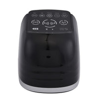 Black Electric Heated & Air Pressure & Vibration Knee Massager (7.6"x6.61"x5.67")