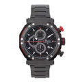 GENOA Multi-Functional Quartz Movement Watch with Navy Dial & ION Plated Black Stainless Steel Strap (49 mm) - Sticky add to cart bar