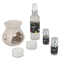 FRAGRANCE GIFT SET (Ceramic Burner, 2 Fragrance Oils, 2 Tea-Lights & 1 Room Spray) FRAGRANCE - Christmas Pine - Sticky add to cart bar